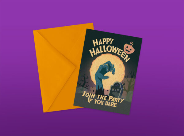 Halloween Party Invitation - Join the Party if you Dare